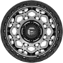 UNIT  GUNMETAL WITH MATTE BLACK RING Wheels