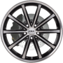 Savanna Gunmetal Black Machined Face Wheels