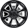 SIERRA GLOSS BLACK WITH MILLED SPOKES Wheels