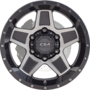 Dakar Gunmetal Machined Face Wheels