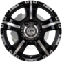 Monster Gloss Black Machined Face Wheels