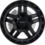HAMMER MATTE BLACK GLOSS LIP Wheels
