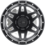 XD130 MACHETE DUALLY Satin Black With Reinforcing Ring Wheels