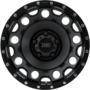 XD129 HOLESHOT Satin Black Wheels