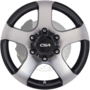Magnum II Gloss Black Machine Face Wheels