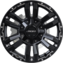 VAPOUR MATTE BLACK MACHINED ACCENTS Wheels
