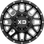 XD843 GRENADE DUALLY Gloss Black Milled - Front Wheels