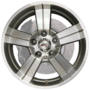 Edge Gunmetal Machined Face Wheels
