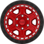 RENO CANDY RED WITH BLACK RING & BOLTS Wheels