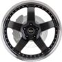 Beretta Gloss Black Machined Lip Wheels
