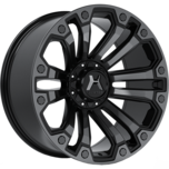 Rhino Black/Machined Face/Dark Tint/Satin Lacquer/Decorative Bolts Black