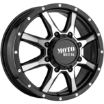 Moto Metal MO995 Gloss Black Machined - Front