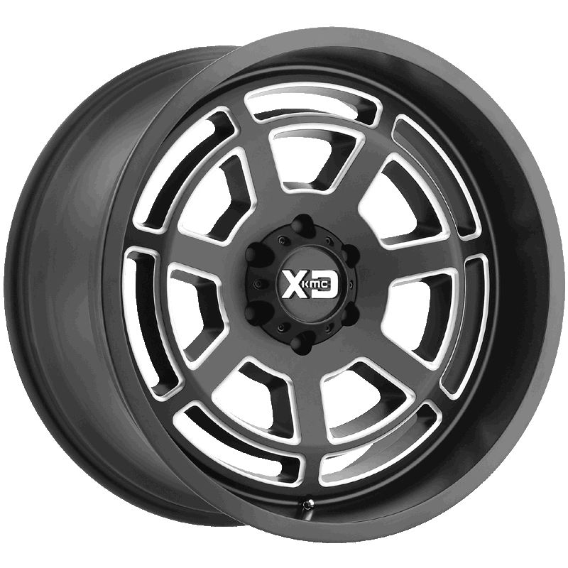 XD824 BONES Satin Black Milled Satin Black Milled