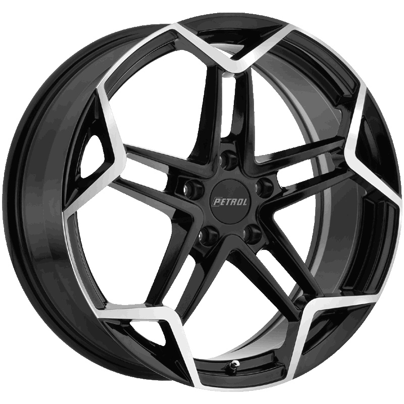 P1A GLOSS BLACK W/ MACHINED CUT FACE