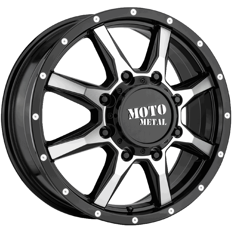 MO995 Gloss Black Machined - Front Gloss Black Machined - Front