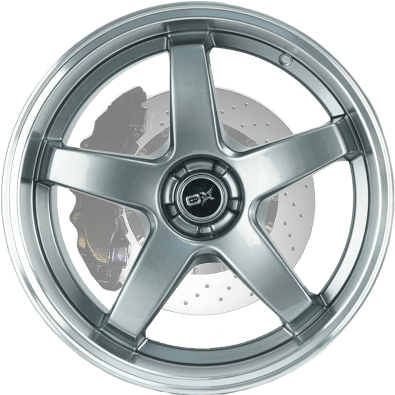 OX671 Gun Metal Machined Lip