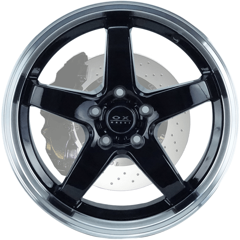 OX671 Black Machined Lip