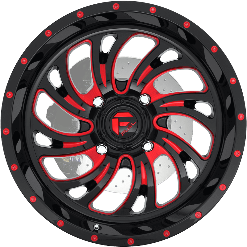Kompressor Gloss Black w/ Candy Red