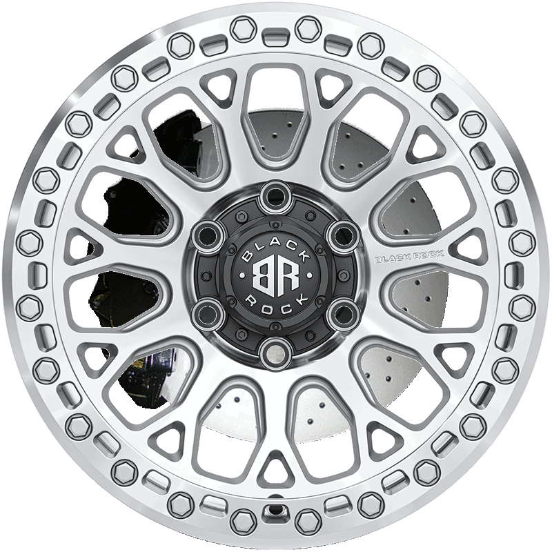 Spider Silver Machined Face