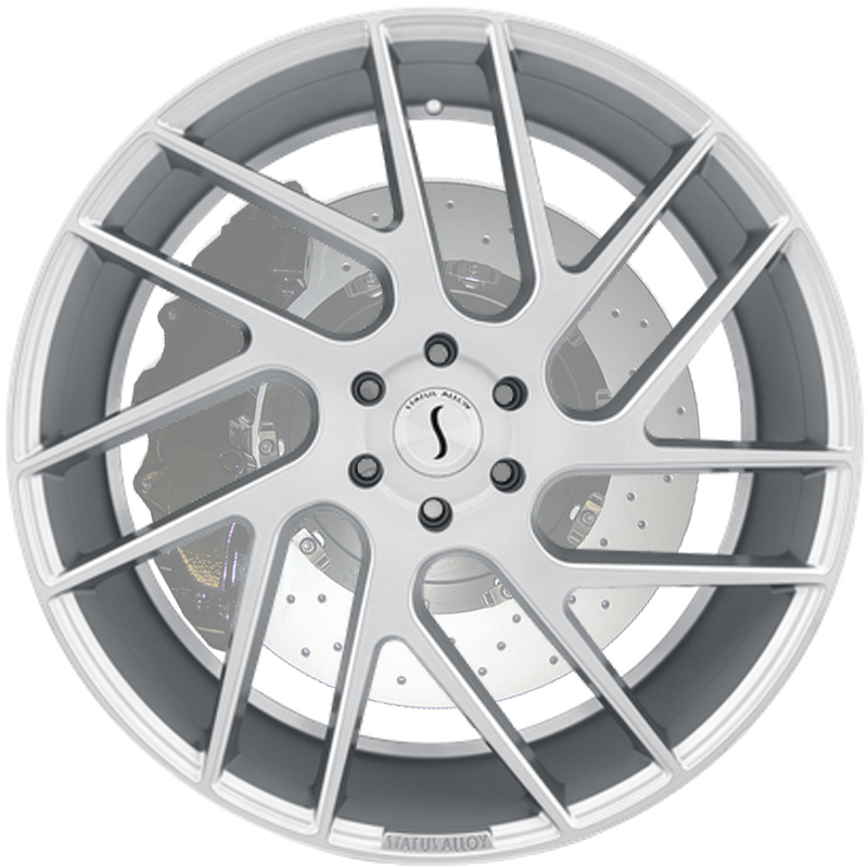 JUGGERNAUT SILVER W/ BRUSHED MACHINED FACE