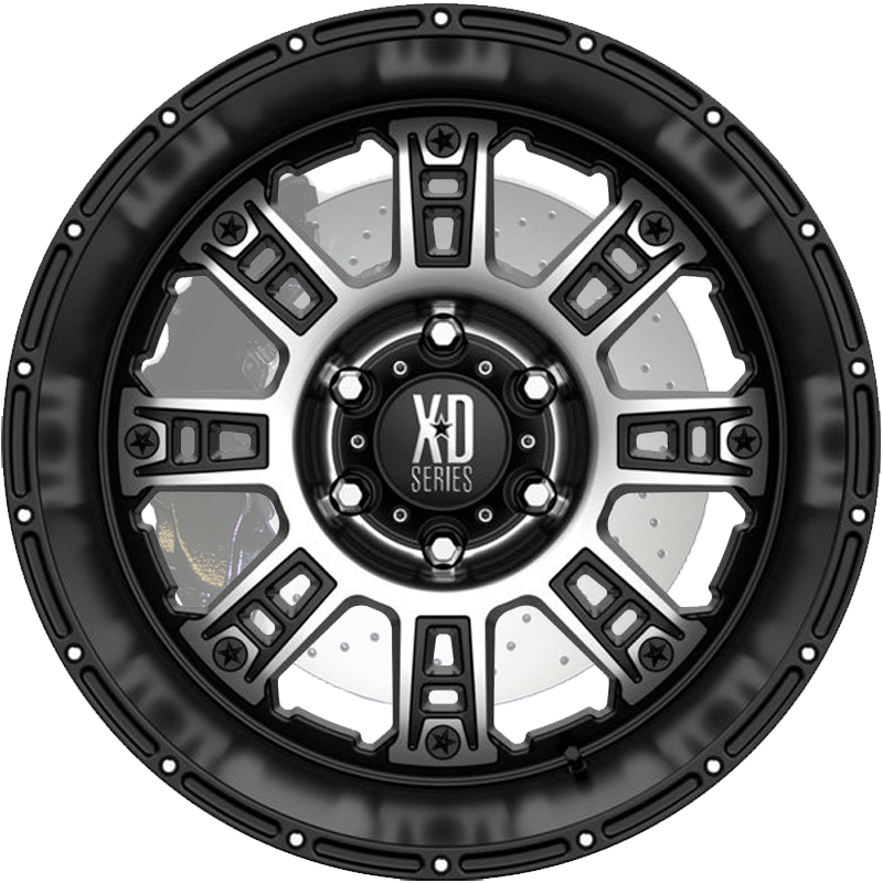 XD809 RIOT Matte Black Machined
