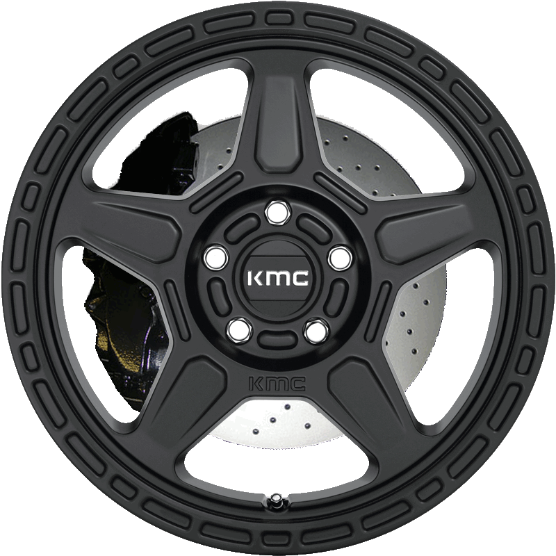 KMC KM721 ALPINE Satin Black