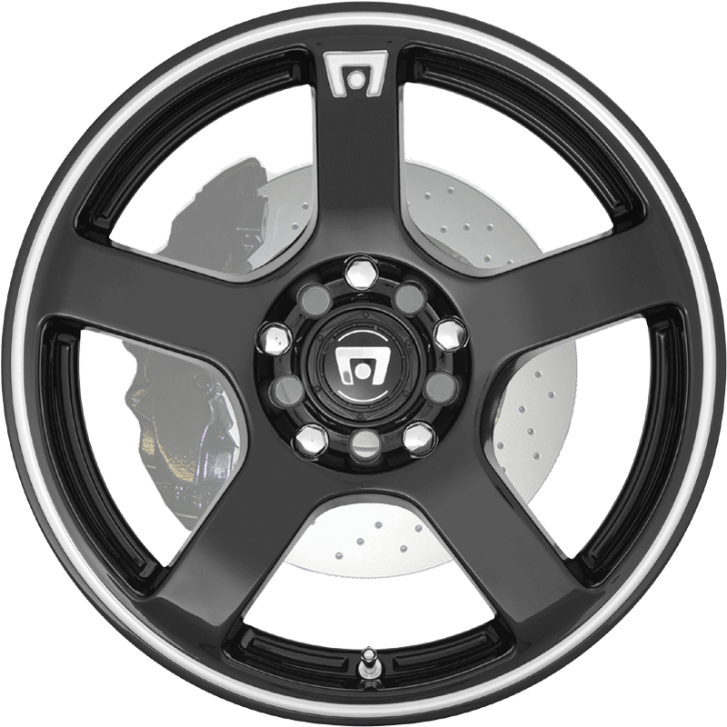 MR116 FS5 Gloss Black Machined Flange