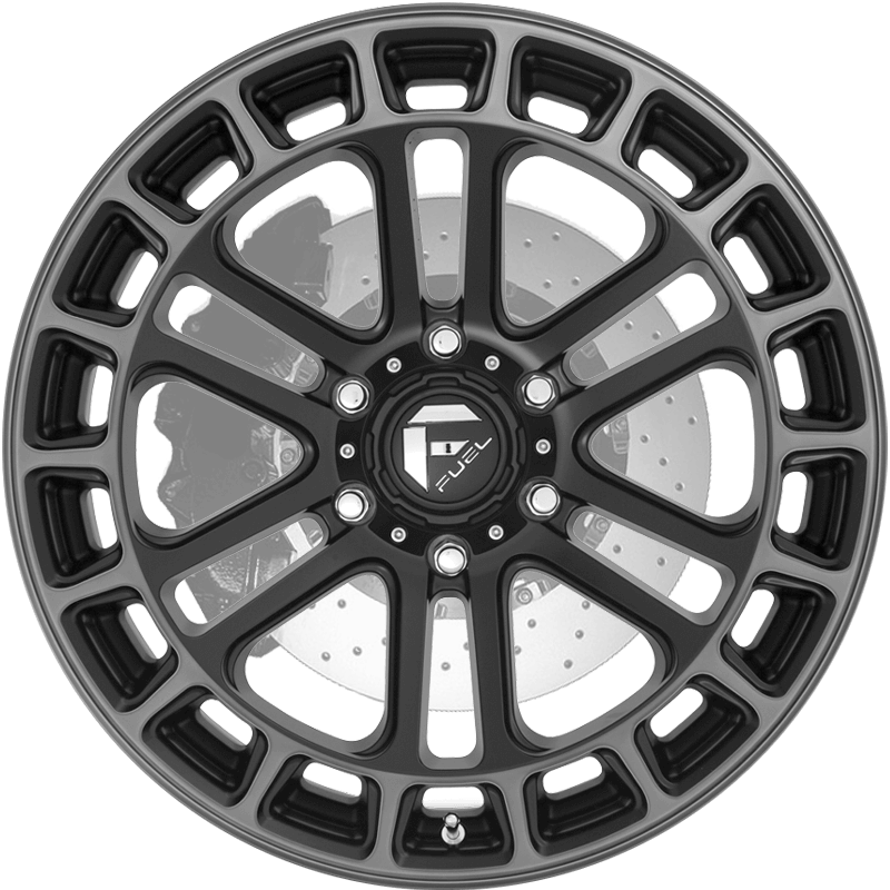 HEATER MATTE BLACK DOUBLE DARK TINT MACHINED