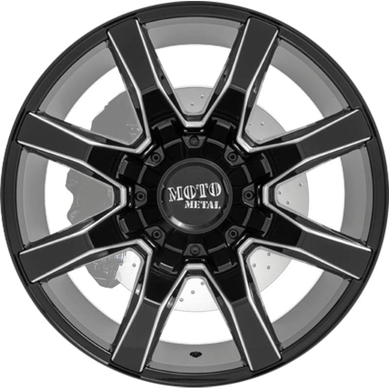 MO804 SPIDER GLOSS BLACK MILLED