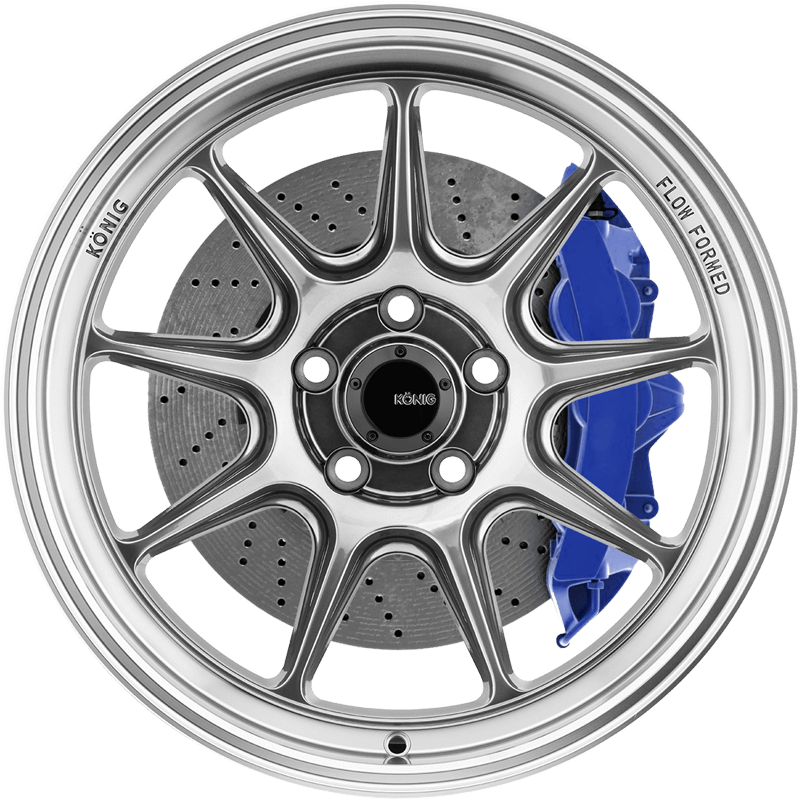 Countergram Hyper Chrome Centre Mirror Machined Lip