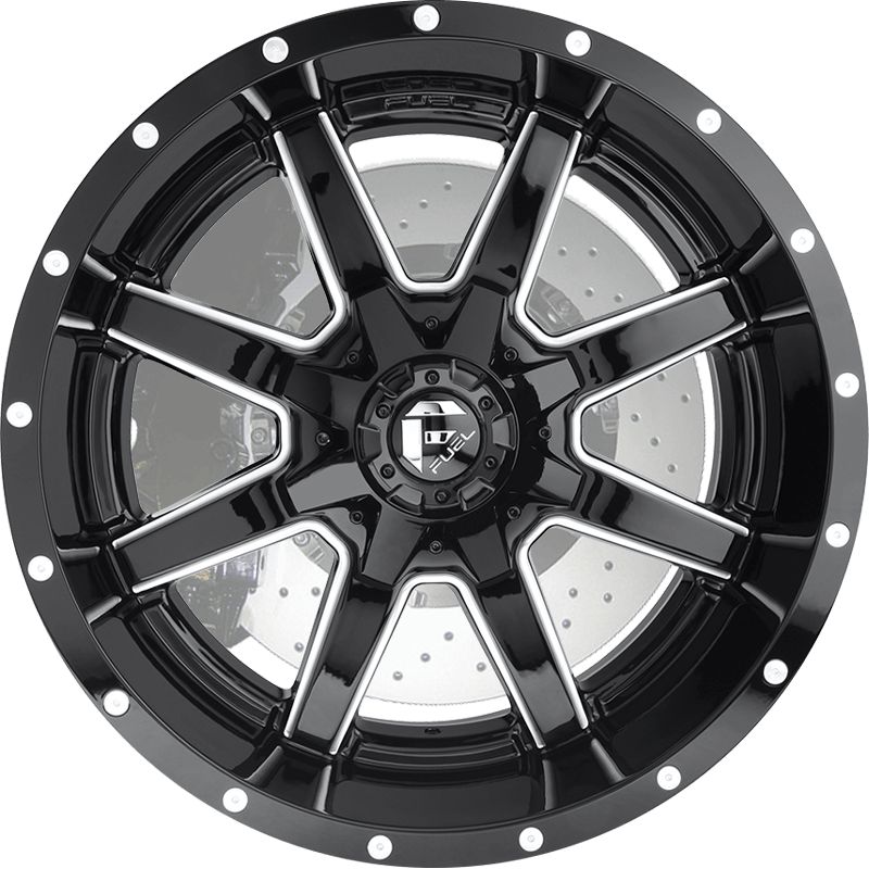 MAVERICK 1-PIECE GLOSS BLACK MILLED