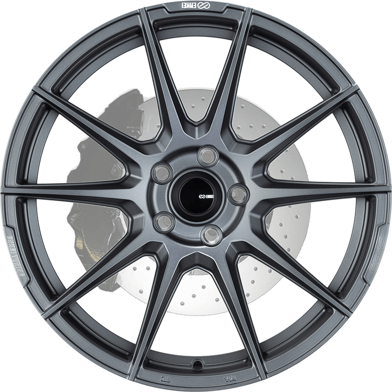 ENKEI SC46 Matt Gunmetal & Milling