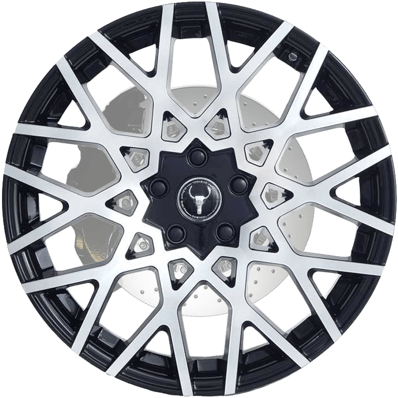 OX669 Black Machined Face