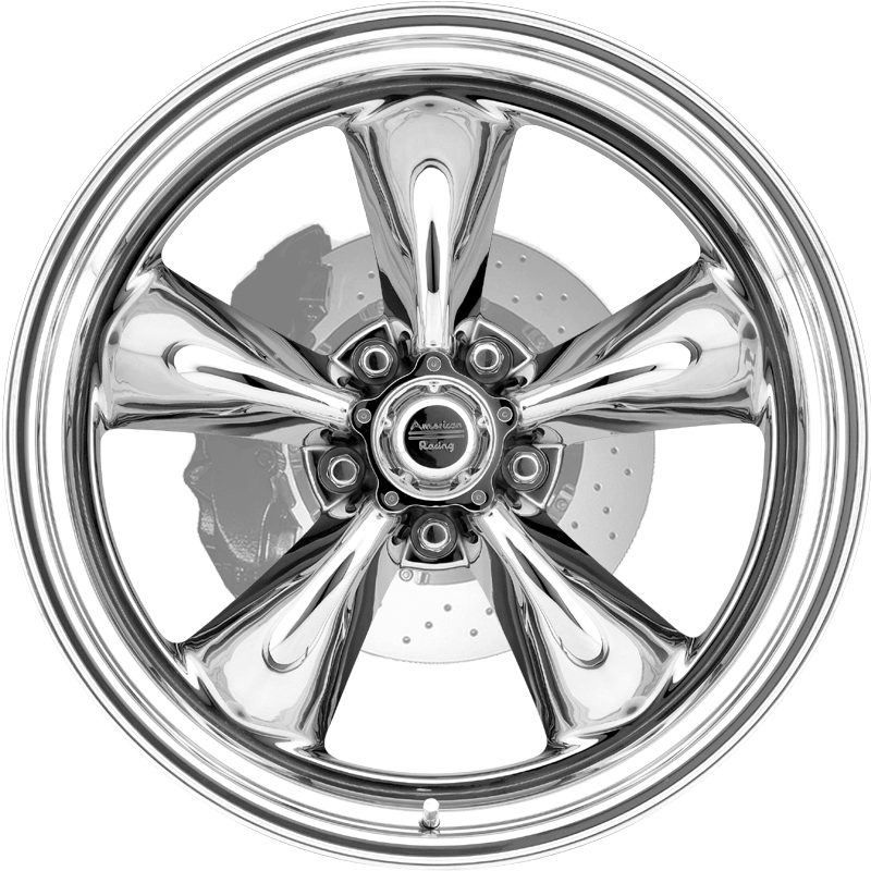 CUSTOM TORQ THRUST II TWO-PIECE CHROME W/ POLISHED BARREL