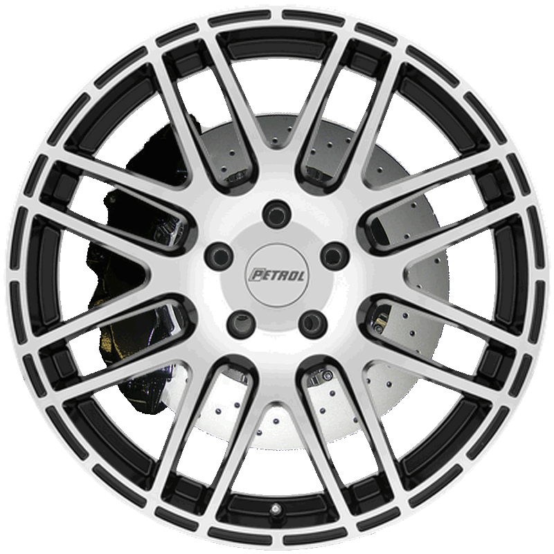 P6A GLOSS BLACK W/ MACHINED CUT FACE
