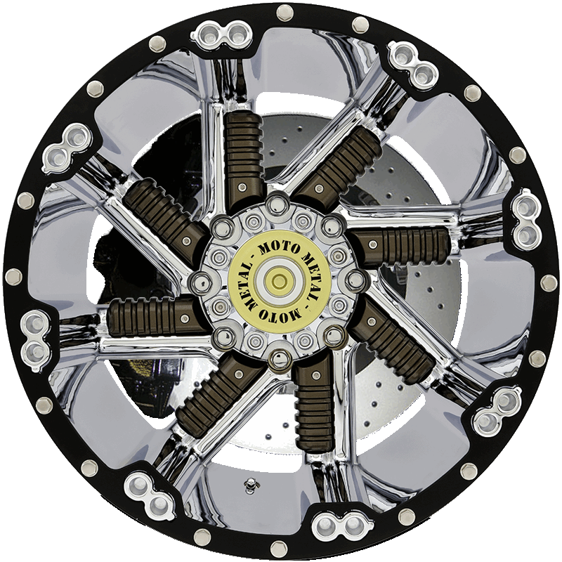 MO979 BUCKSHOT Chrome With Gun Metal Inserts