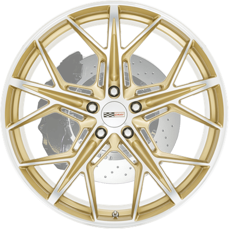 HAMMERHEAD GLOSS GOLD W/ MIRROR CUT FACE