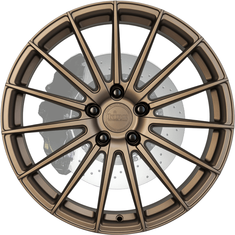 KING WHEELS - MILANO - FLAT BRONZE