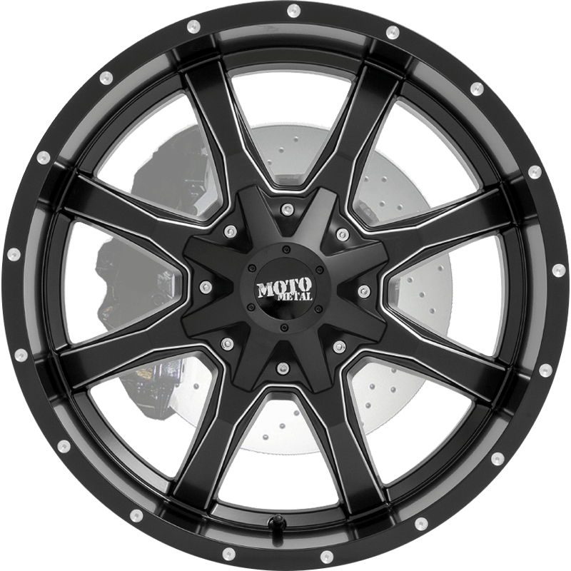 MO970 SATIN BLACK MILLED