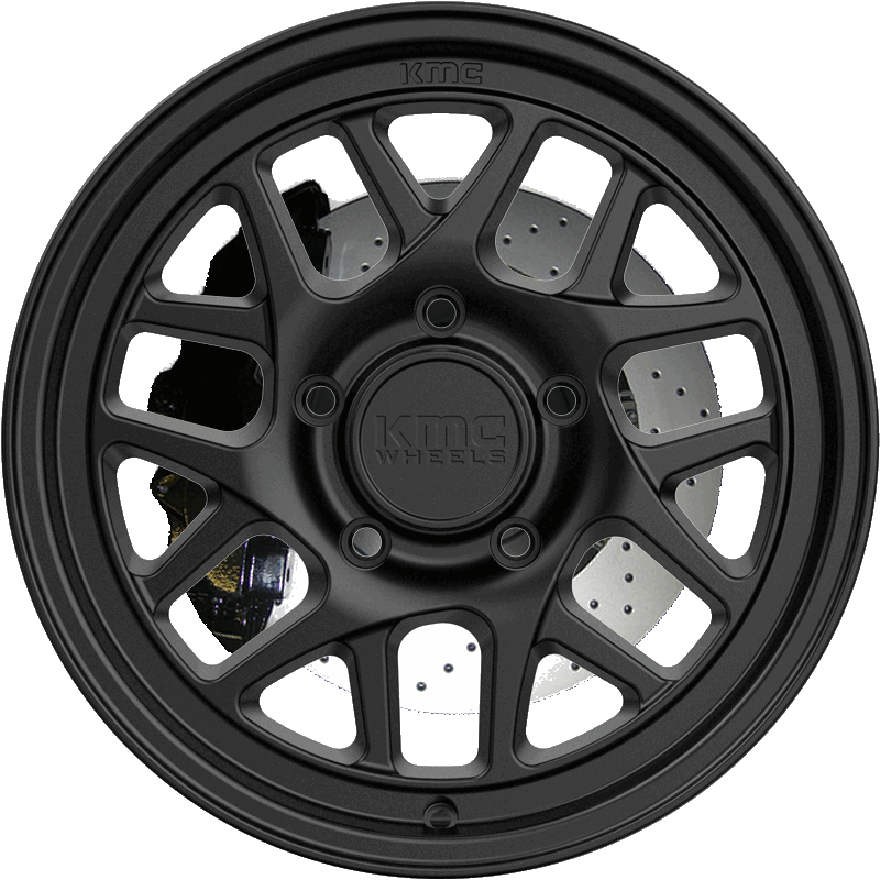 KMC KM717 BULLY OL Satin Black