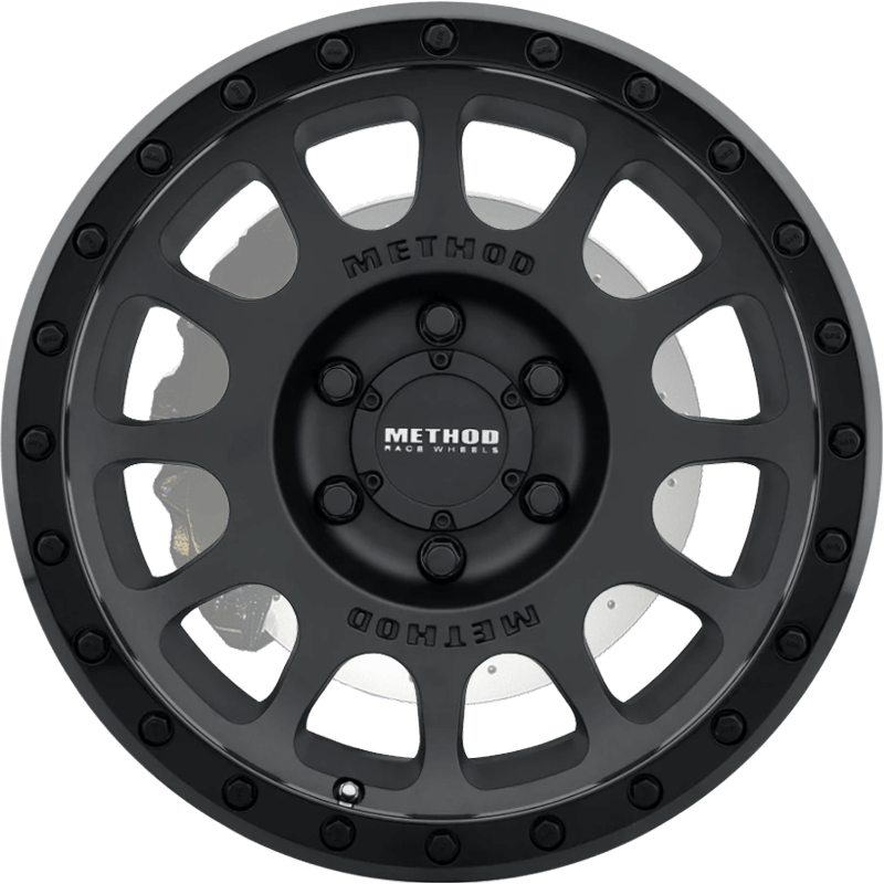 Method Race Wheels 305 NV MATTE BLACK - GLOSS BLACK LIP