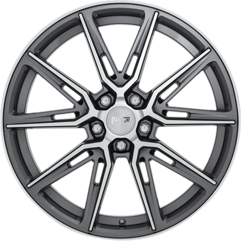 GEMELLO GLOSS ANTHRACITE MACHINED
