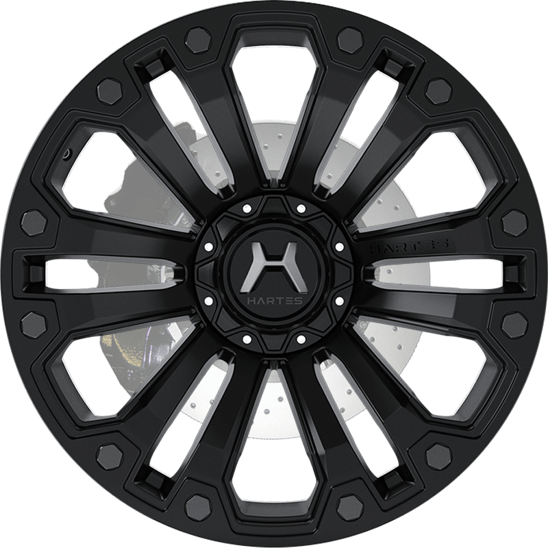 Rhino Black/Satin Lacquer/Decorative Bolts Black