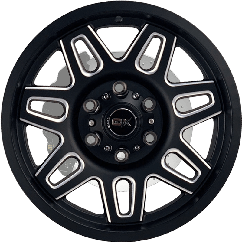 Oxwheels - OX330 - Flat Black Milling