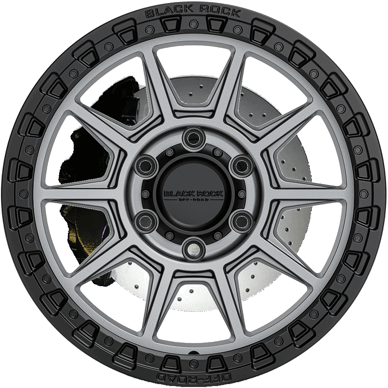 Gunner Gunmetal Grey with Black Ring