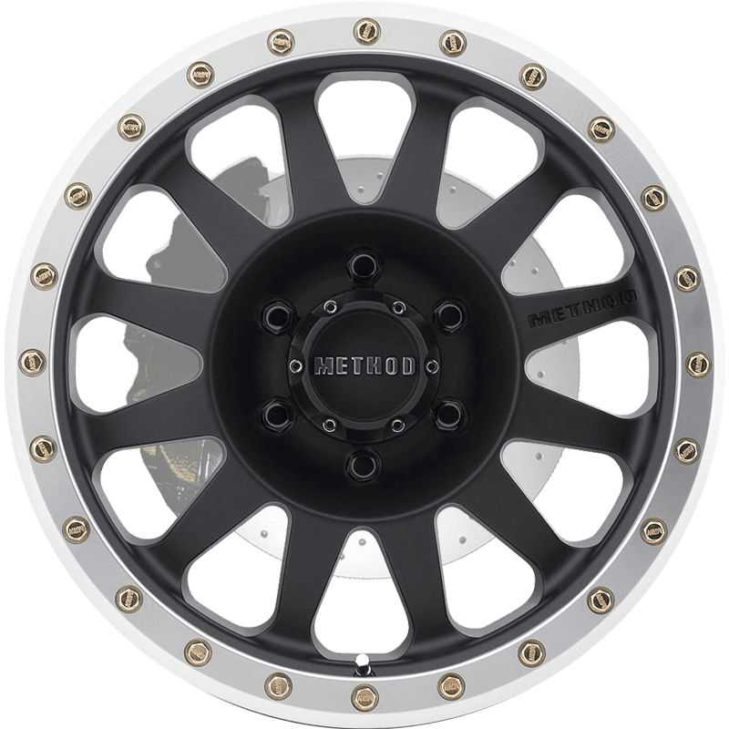 304 Double Standard MATTE BLACK - MACHINED LIP