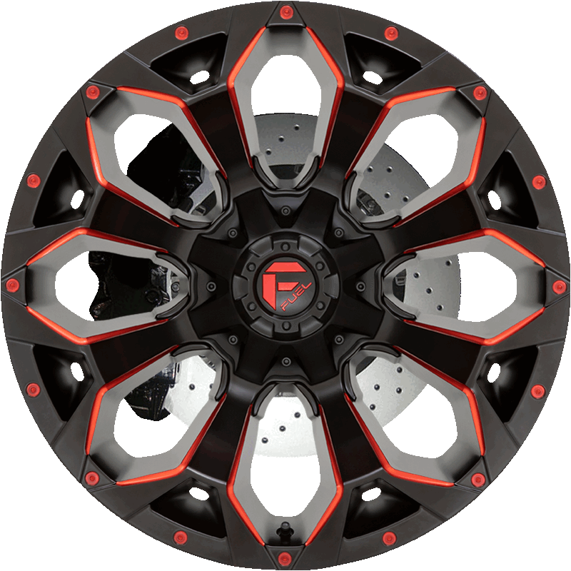 ASSAULT 1-PIECE MATTE BLACK RED MILLED