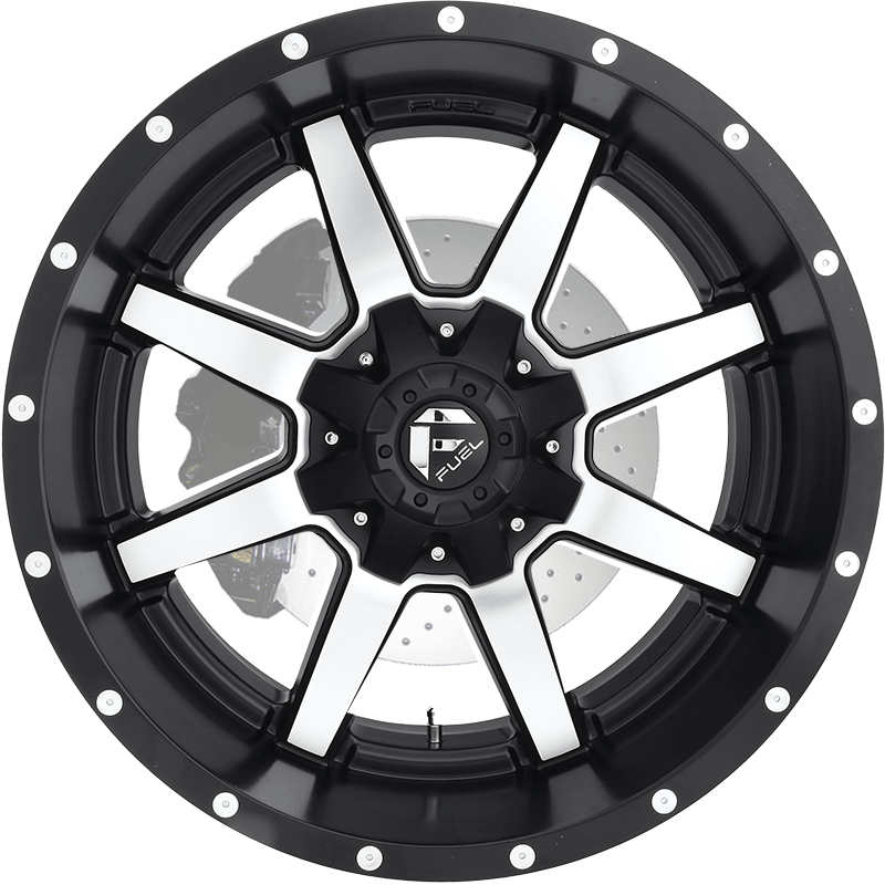 MAVERICK 1-PIECE MATTE BLACK MACHINED 
