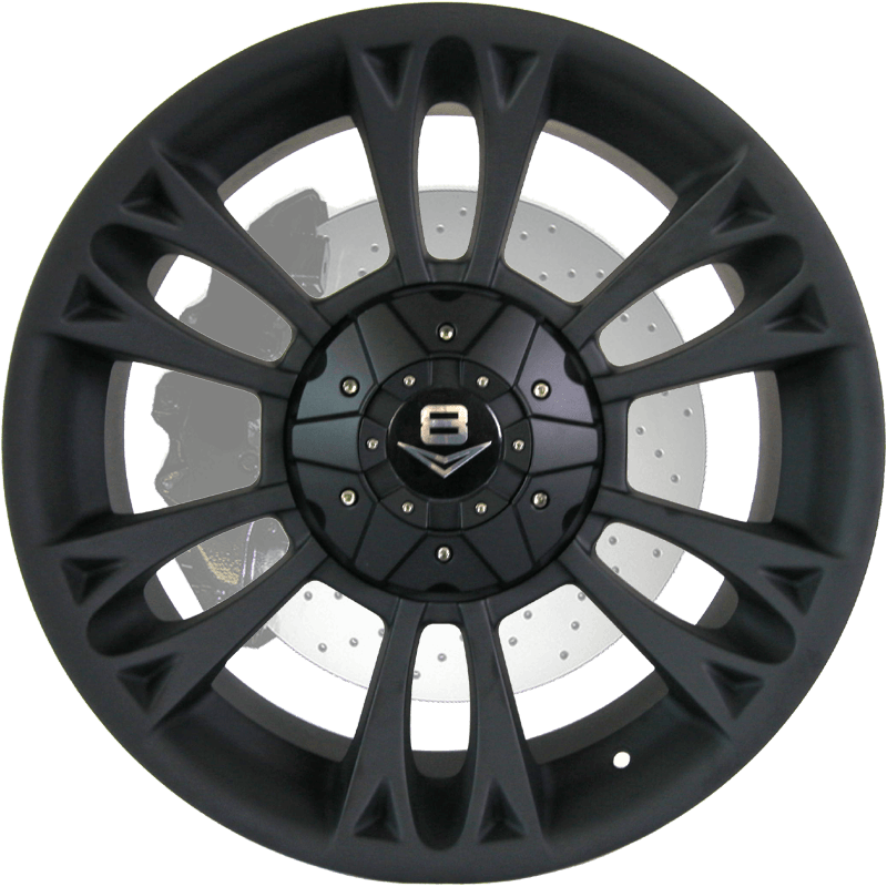 V-9 Matt Black