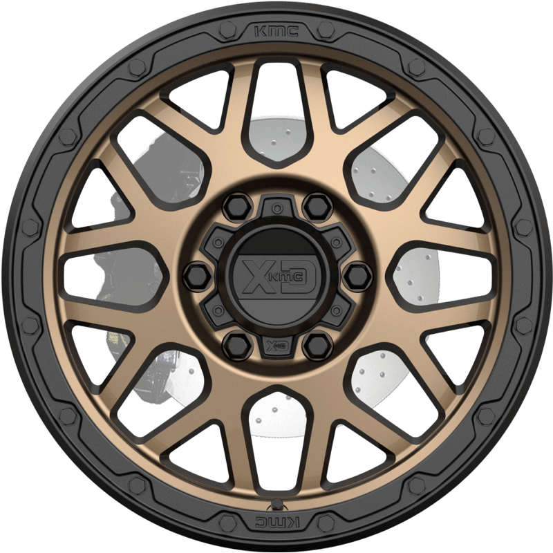 XD135 GRENADE OR Matte Bronze Matte Black Lip Front